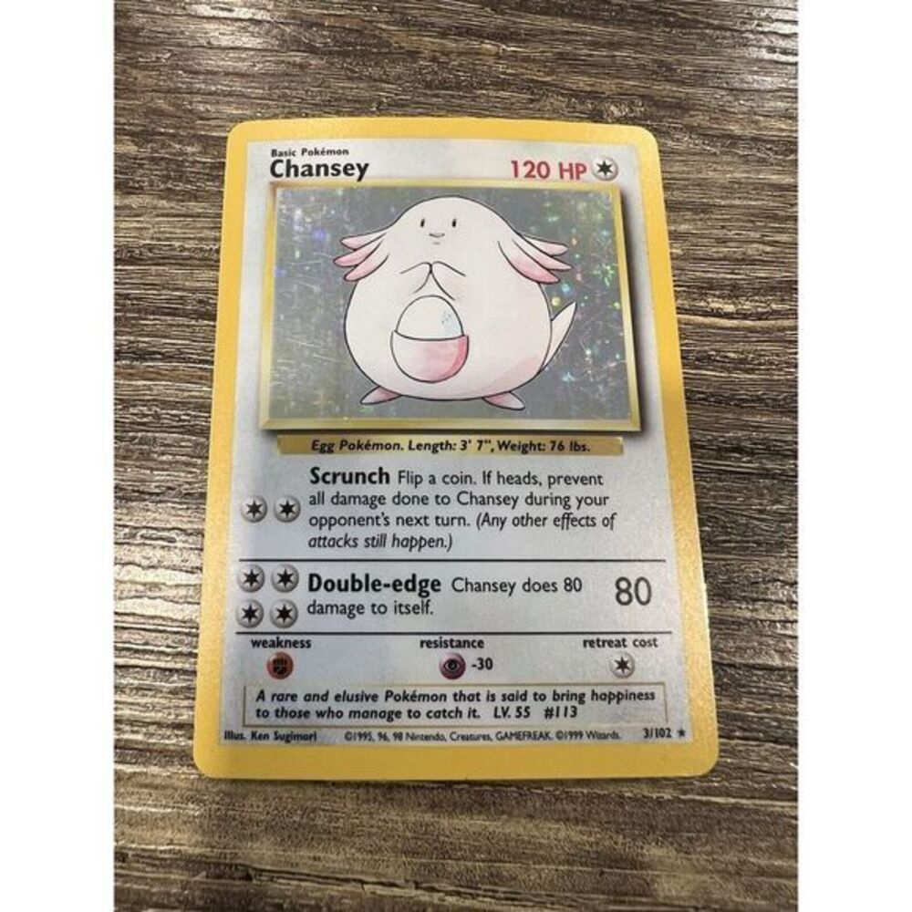 Pokemon Chansey‎ 003/102  Holo 1999
